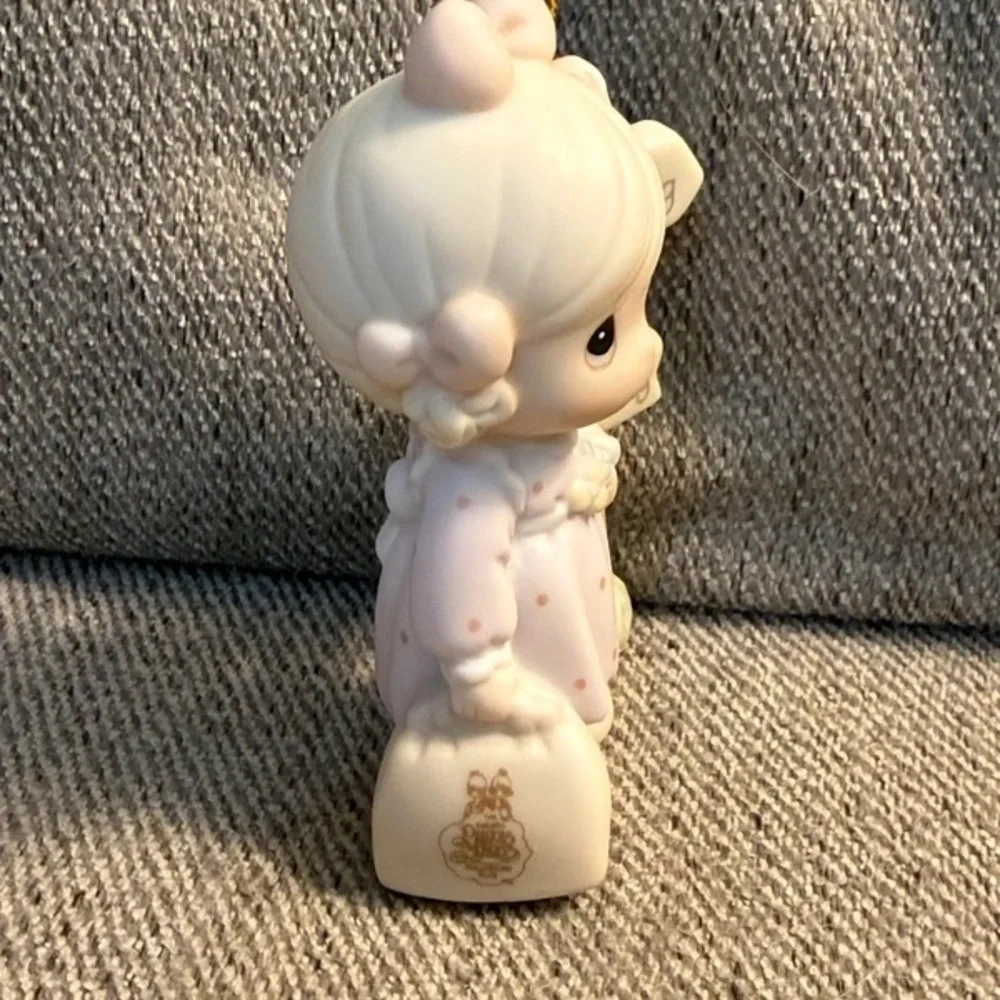Children's Cream Decorative Hanging Figurine Ornament - Loving Caring Sharing
